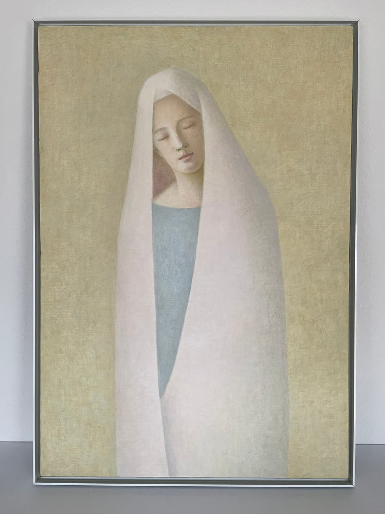 日本画 西岡節子肉筆 聴く人 - The listene 」 大西節子 - Setsuko Onishi – saga online store